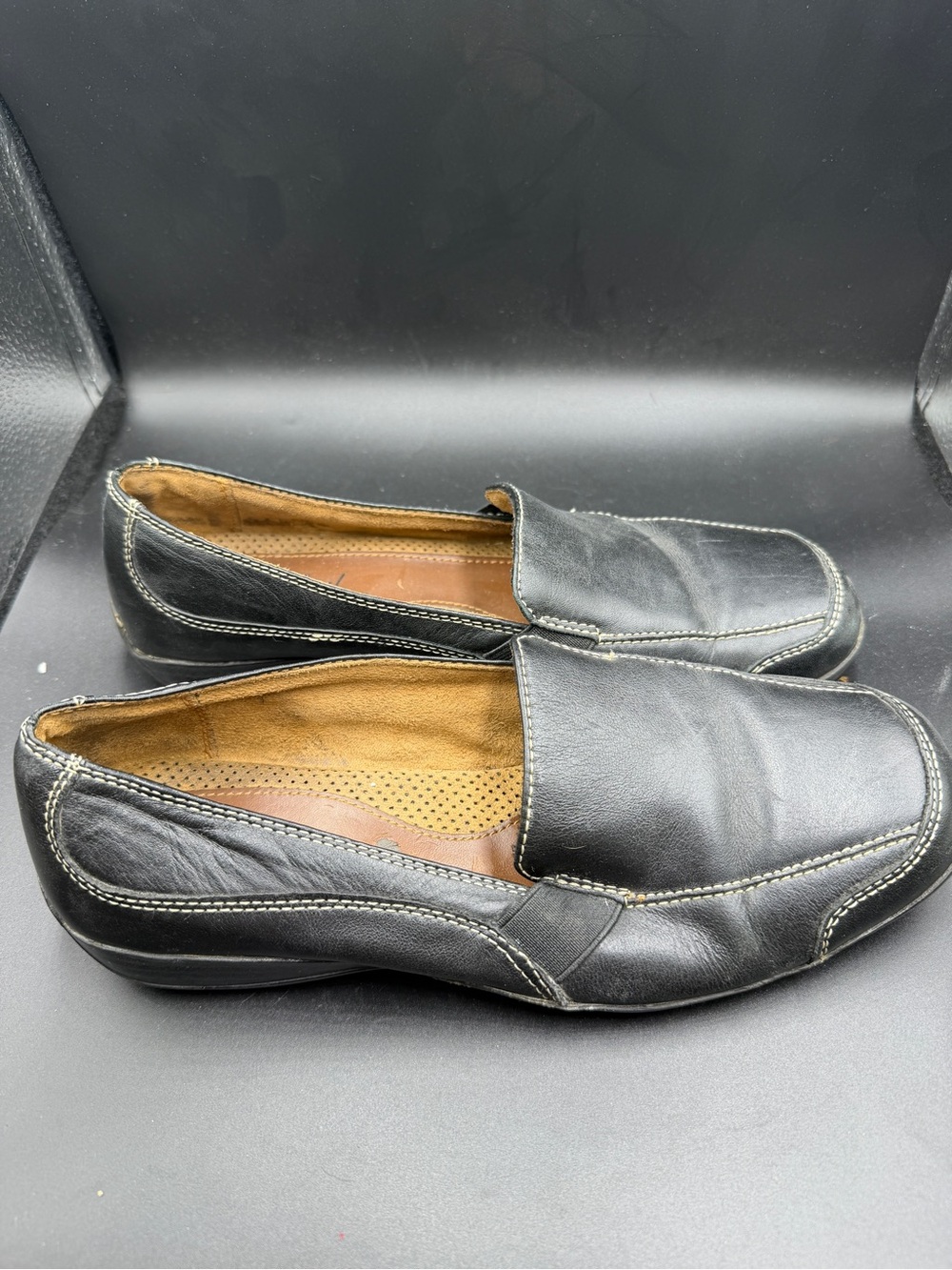 Natural soul by Naturalizer black shoes size 8